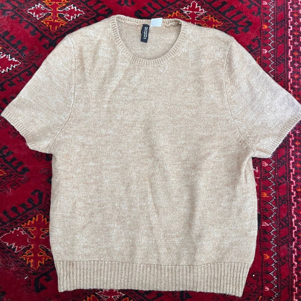 H&M Beige Knit Sweater